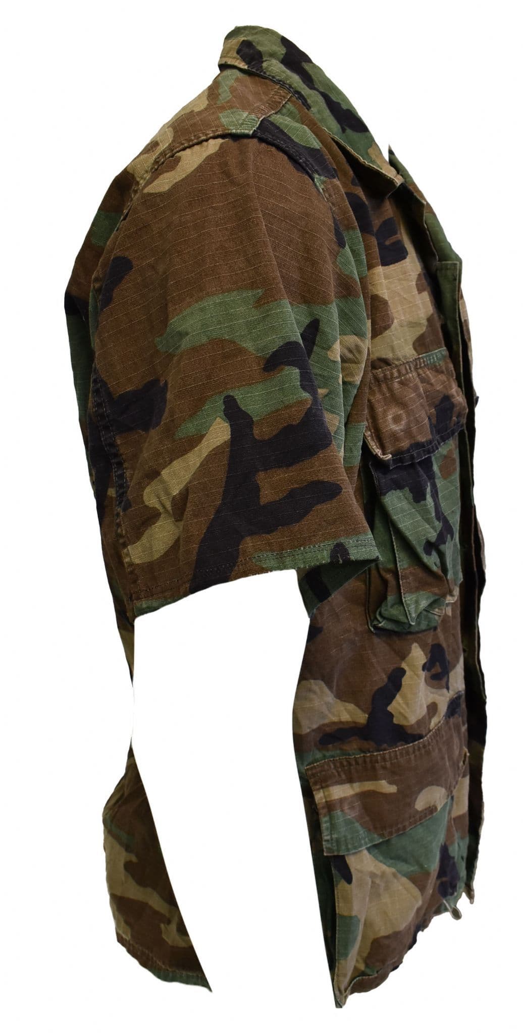US Military M81 Woodland BDU Camo Short Sleeve Shirt - Image 5