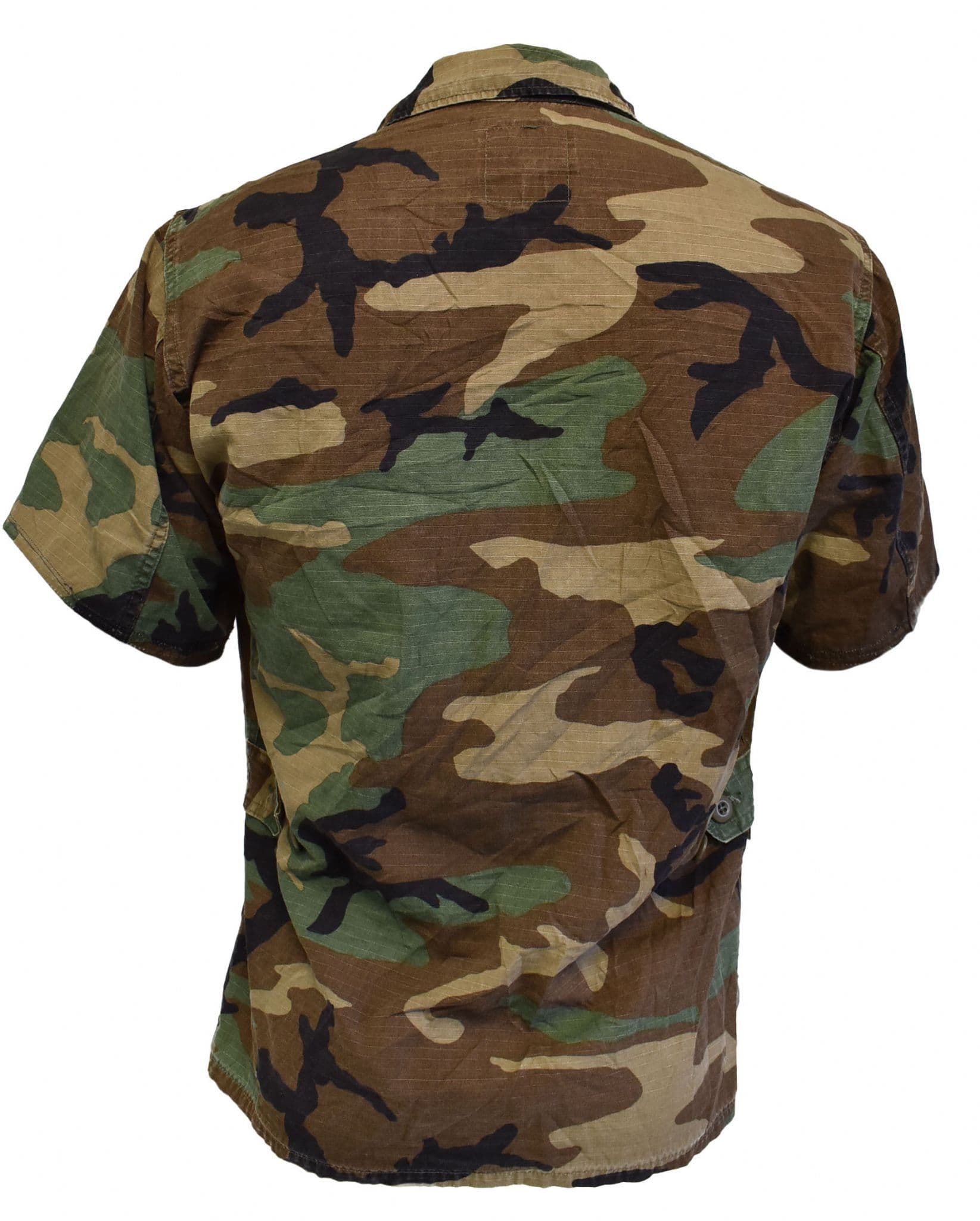 US Military M81 Woodland BDU Camo Short Sleeve Shirt - Image 6