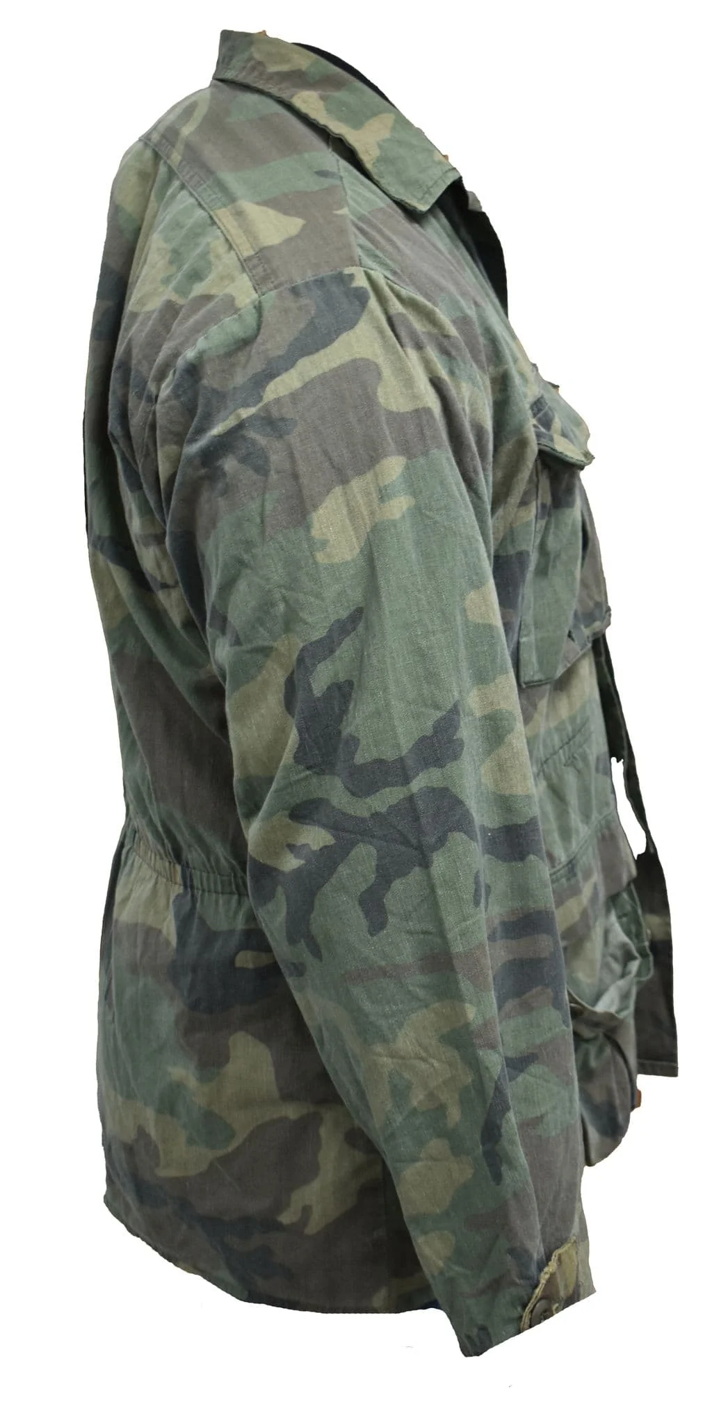 US Military Surplus BDU Camo Jacket - Image 3