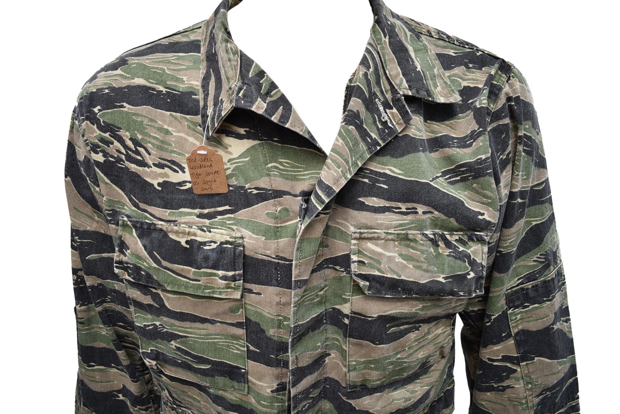 US Military Tru-Spec Woodland Tiger Stripe US Style Shirt - Image 4