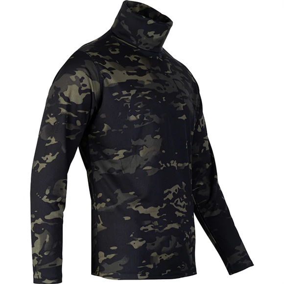 Viper Tactical Roll Neck Top V-Cam Black - Image 3