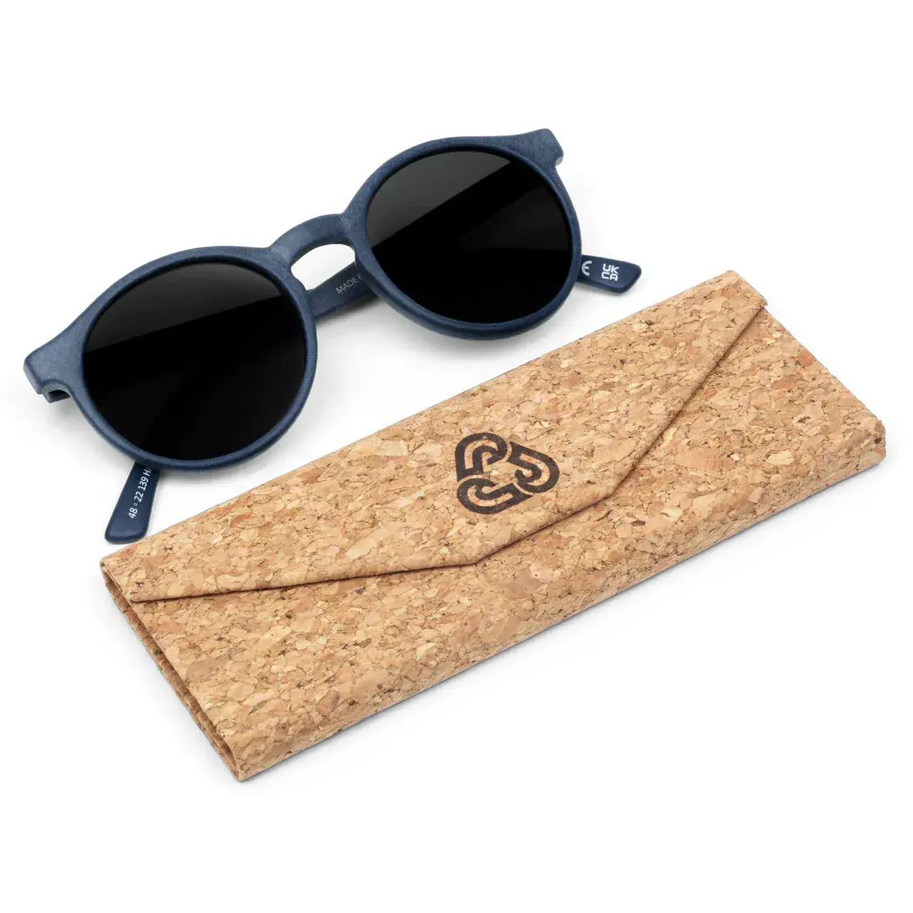 Waterhaul Harlyn Navy Recycled Sustainable Sunglasses - Image 5