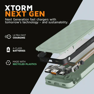 XStorm Fuel Series 5 Power Bank 20W - 10,000 mAh - Sage Green - Image 5