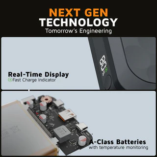 XStorm Fuel Series 5 Power Bank 67W - 45,000 mAh - Midnight Black - Image 10