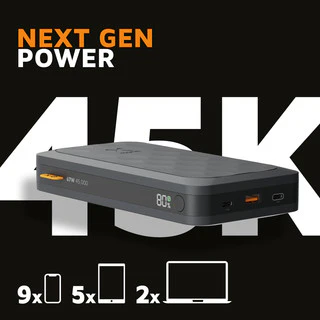 XStorm Fuel Series 5 Power Bank 67W - 45,000 mAh - Midnight Black - Image 5