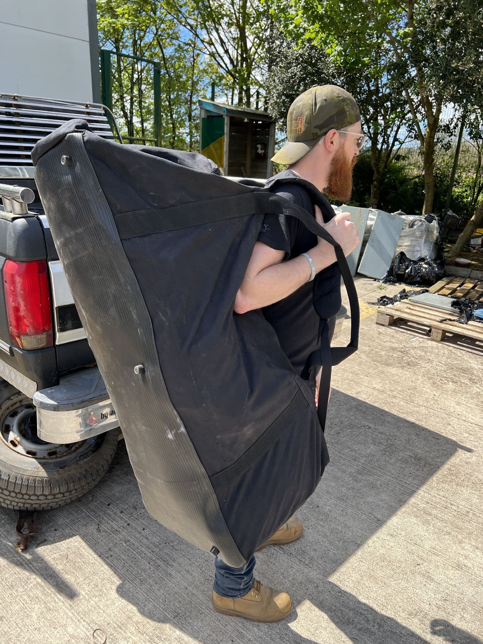 XXL Riot Police Huge Black 200L Holdall - Image 6