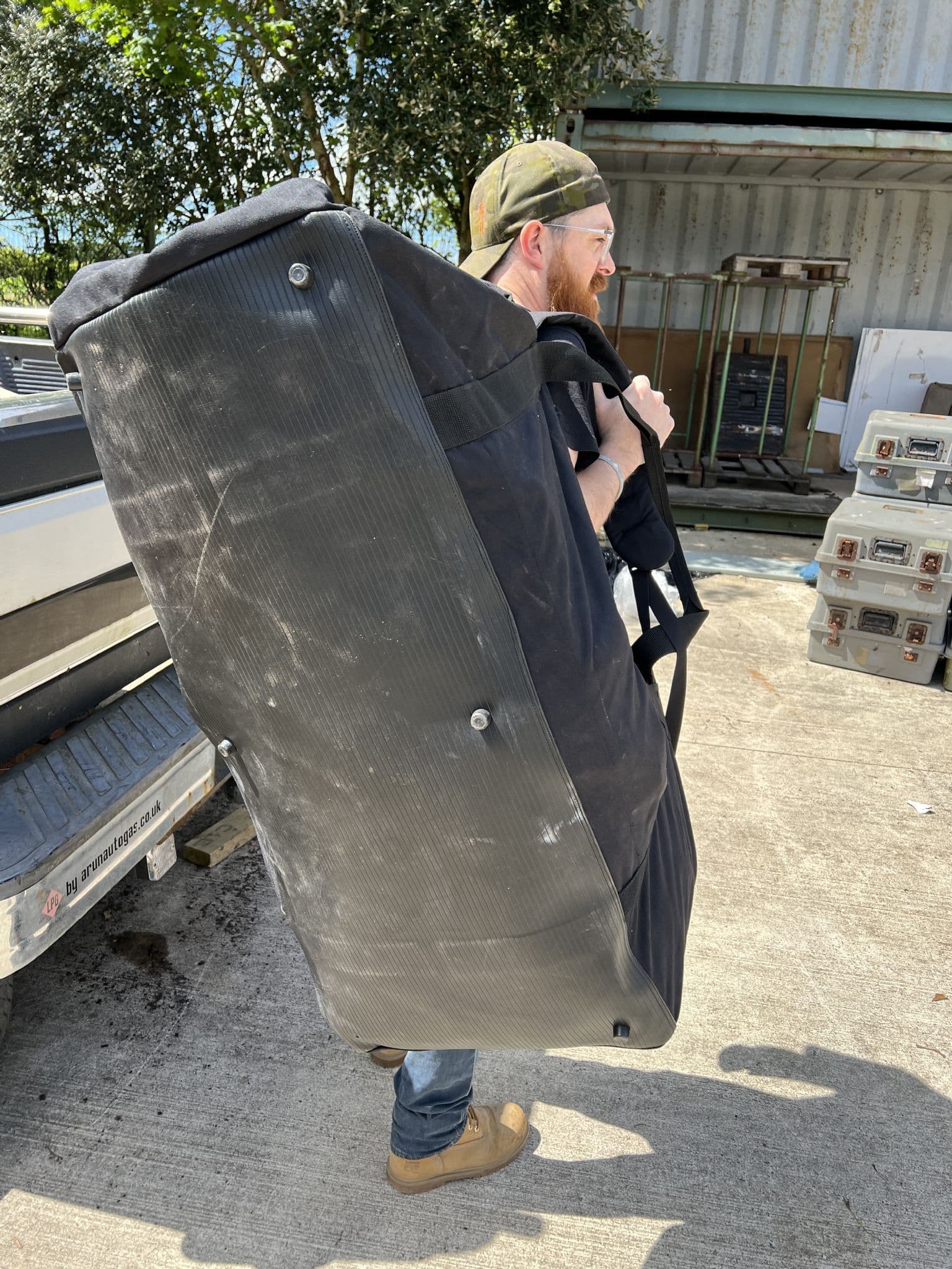 XXL Riot Police Huge Black 200L Holdall - Image 7