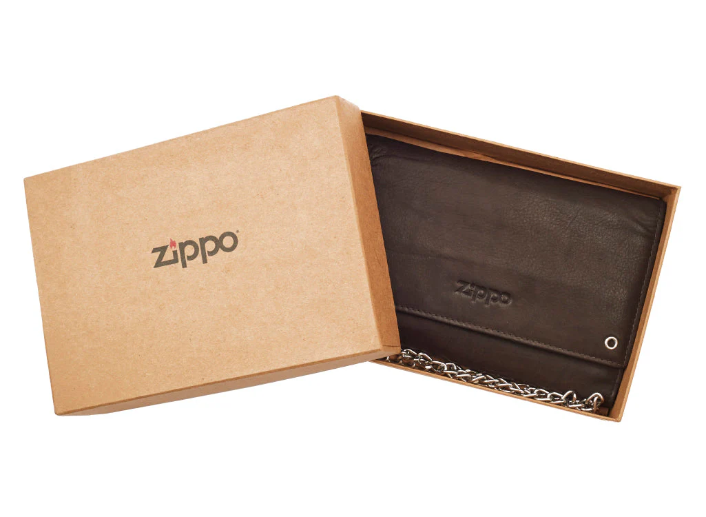 Zippo Leather Biker Wallet - Image 4